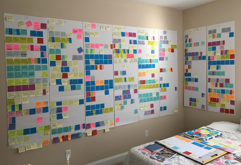 RUNNERS Story Wall Finished!!